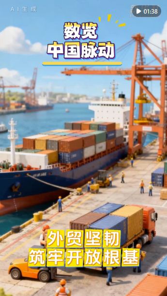 數(shù)覽中國脈動 外貿(mào)展堅韌之姿，筑牢高水平開放根基
